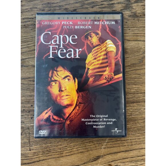 Cape Fear DVD 1962 Thriller Movie Gregory Peck Robert Mitchum Pre-Owned - Picture 1 of 4